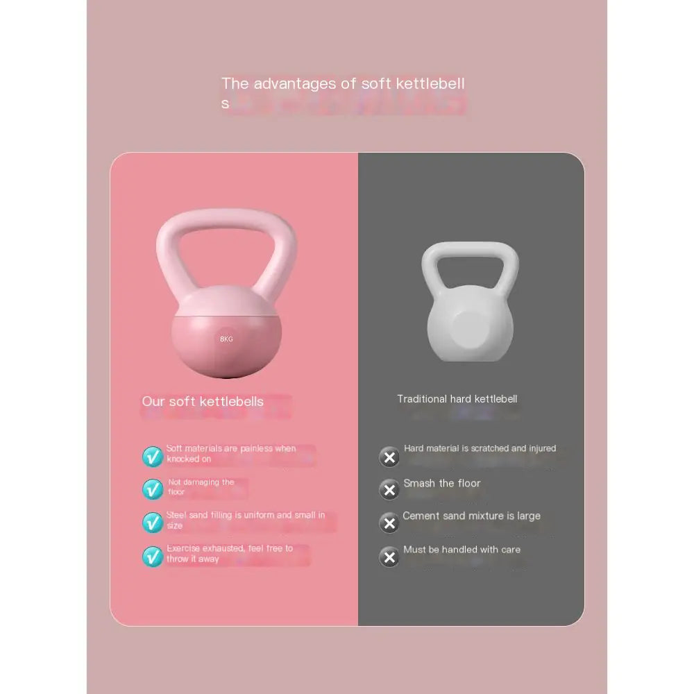 Kettlebell and Dumbbell Set for Home Fitness